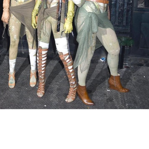 Strumpfhose - (Kostüm, Fastnacht, Ninjaturtel)