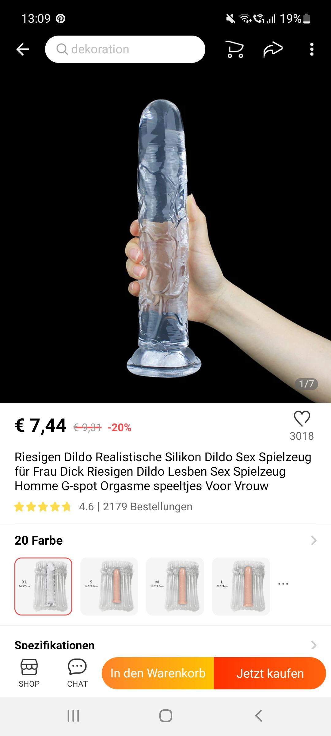 Wo kann man sich so einen dildo kaufen? (Sex, Frauen, Selbstbefriedigung) Bild