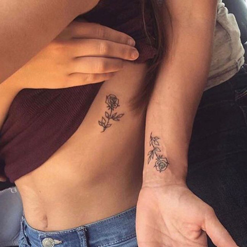 Wo kann man sowas kaufen (Tattoo)? (Haut, Rosen)