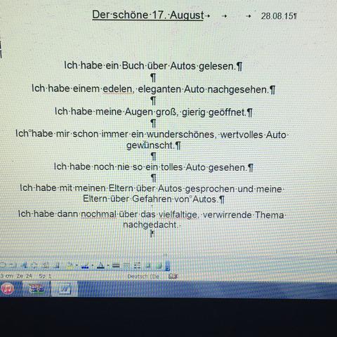 Wo Kommt Mein Name Beim Gedicht Hin Computer Schule Deutsch