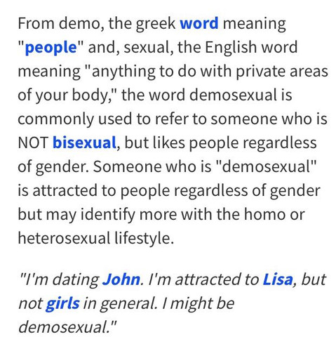 Demosexuell - (Sexualität, Unterschied, Geschlecht)