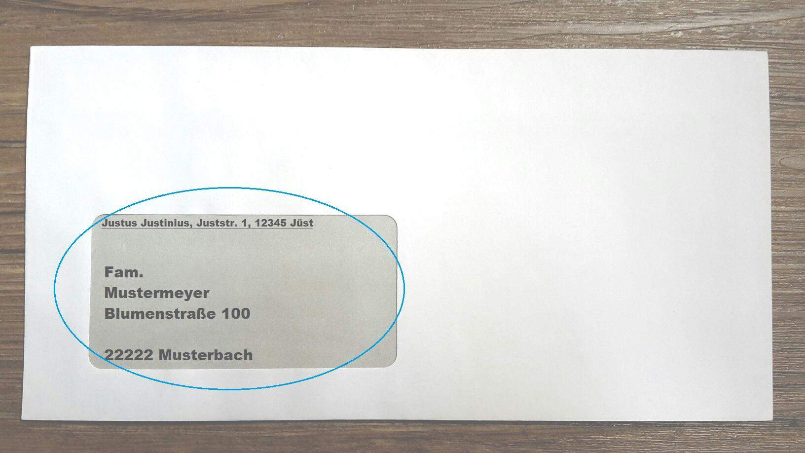 Wo schreibe ich meinen Namen drauf? (Deutsch, Brief)