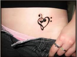 Wo Soll Ich Mir Das Tattoo Hin Stechen Lassen Stelle Notenschlussel