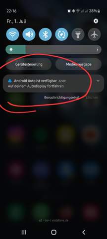 Wo starte ich Android Auto?