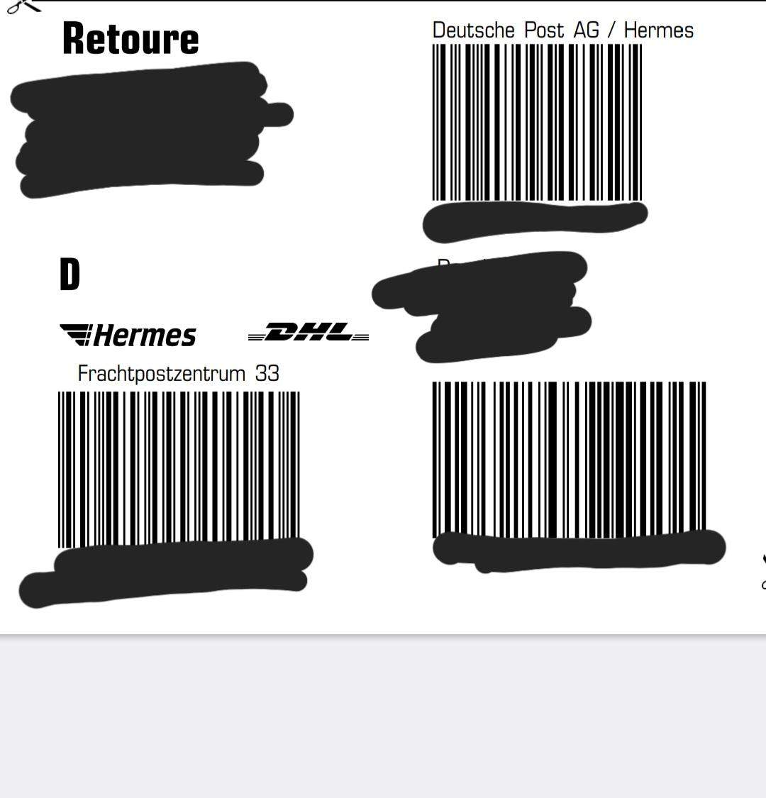 Wo steht die Rücksendenummer? (Paket, DHL, Lieferung)