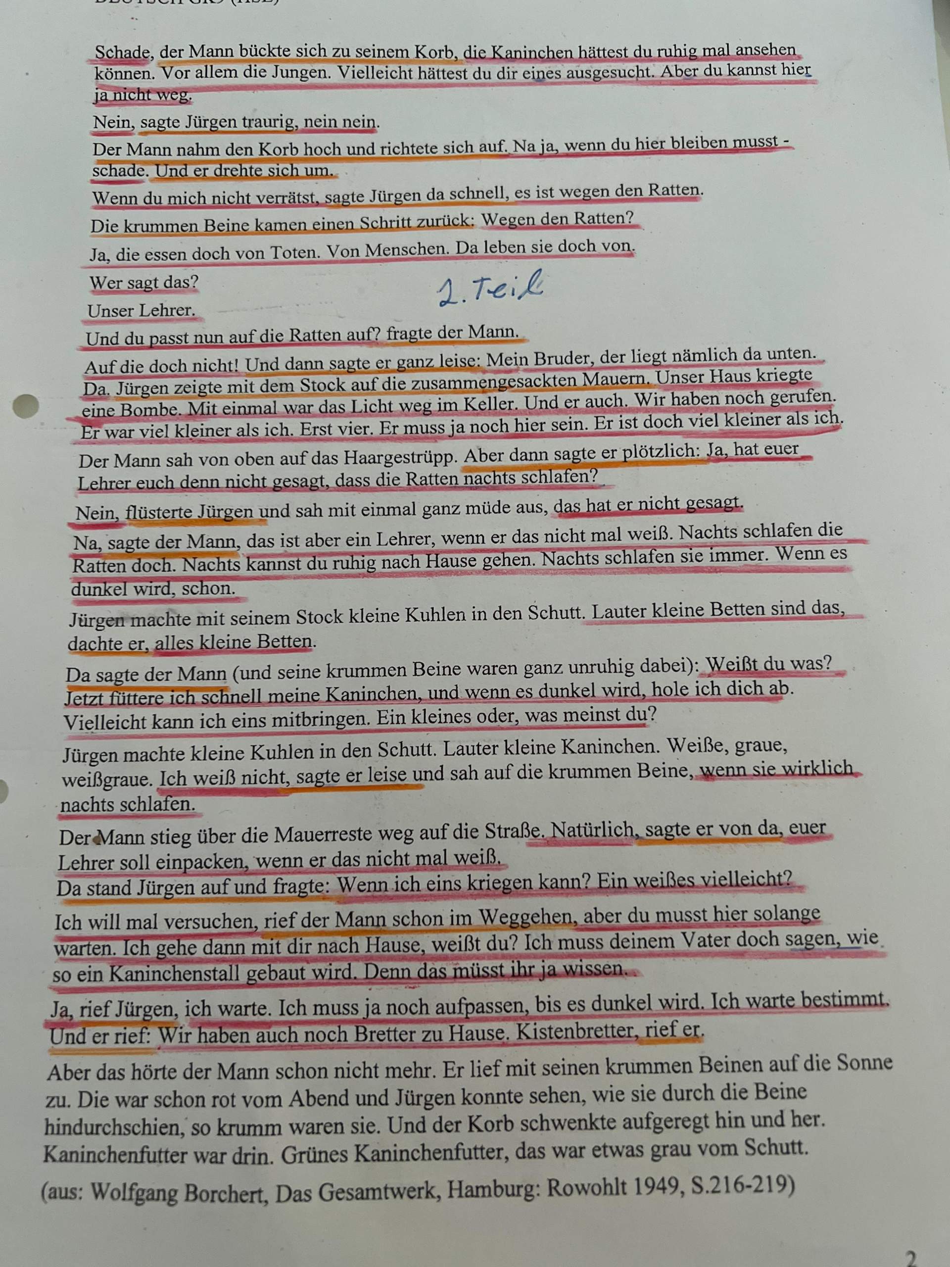 Wörtliche Rede und begleitsätze? (Schule, Deutsch, Geschichte)