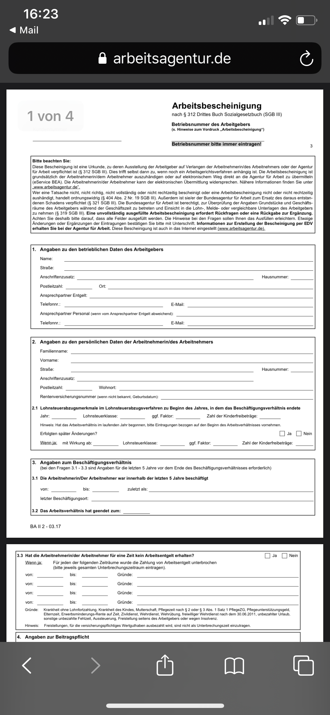 Wofür braucht man eine Arbeitsbescheinigung? (Geld, Arbeit, Ausbildung)