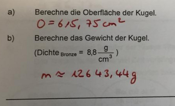 - (Mathe, matheaufgabe)