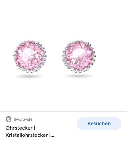 Woher bekomme ich einen Ring oder Ohrringe in rosa?