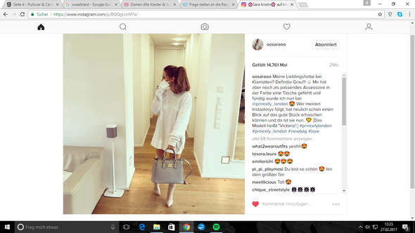 Sweatshirt Sara Kristin - (Mode, Kleidung, Instagram)