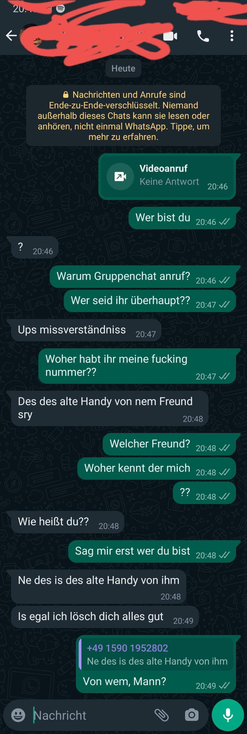 Woher kennen die meine Nummer? (WhatsApp, Betrug, Anruf)