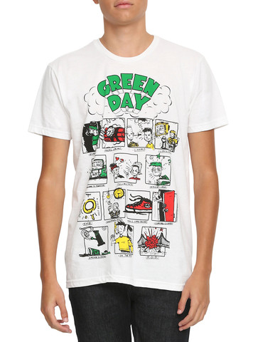 T-Shirt 'Dookie Songs' von Green Day - (Musik, Kleidung, T-Shirt)