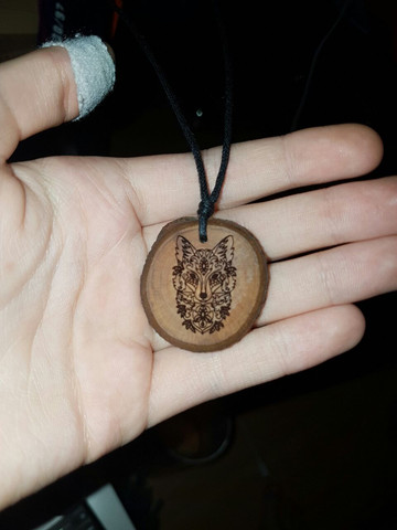 - (Holz, vegan, Kette)