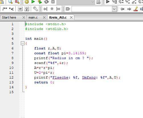 Woher weiß das C-Programm das für den eingegebenen Wert mit printf der ...