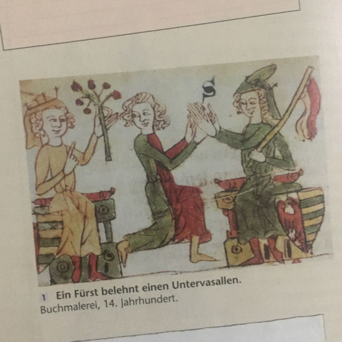 Buchmalerei aus dem 14.Jahrhundert - (Geschichte, Mittelalter, Karl der Große)