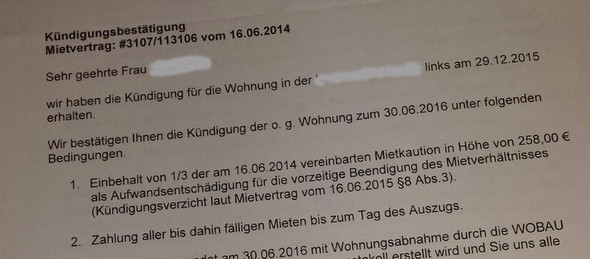 Kündigungsverzicht mietvertrag wann kündigen Kündigungsverzicht mietvertrag wann kündigen