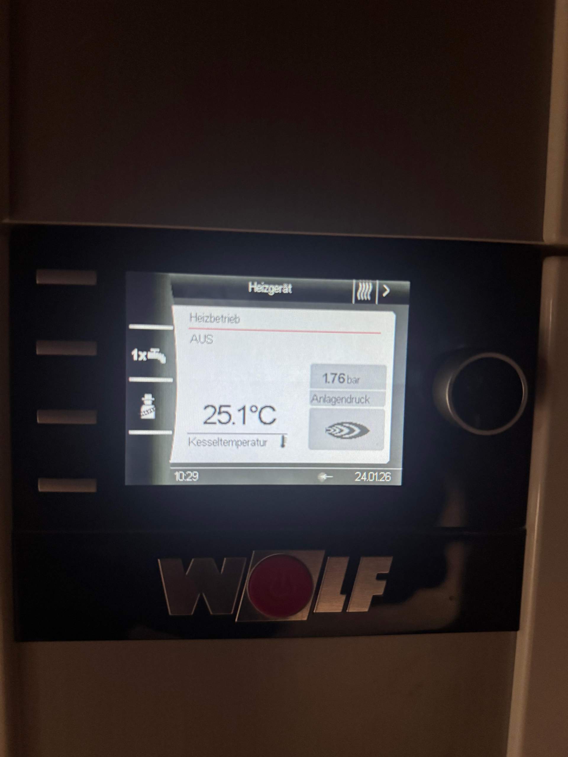 Wolf Gastherme Wasser Nachfllen