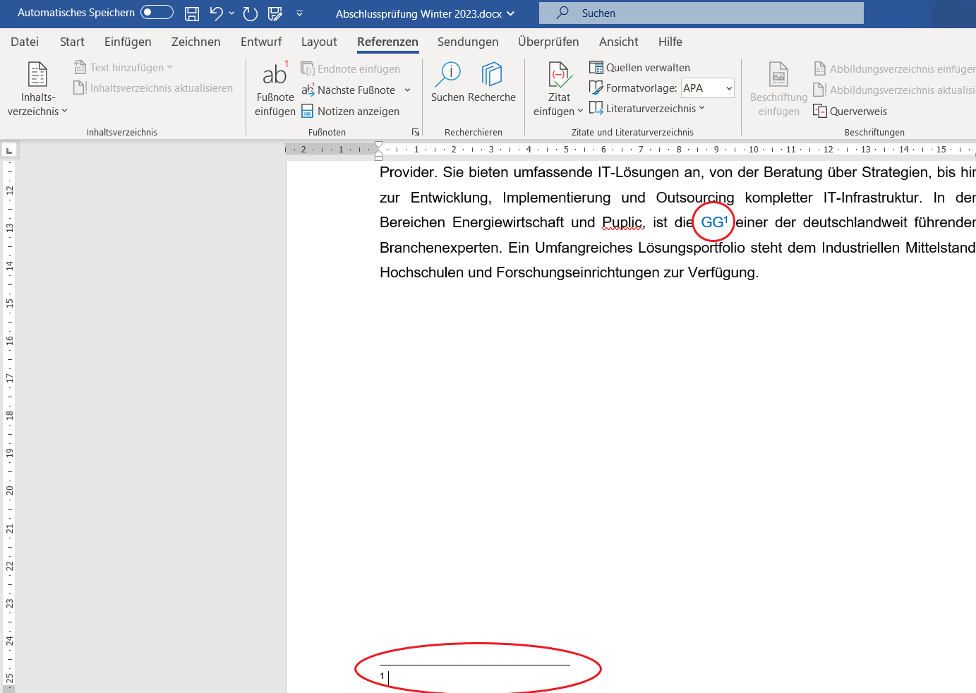 Fußnote Email Word, Fußnote mit link? (Microsoft, Microsoft Word, Literaturverzeichnis)
