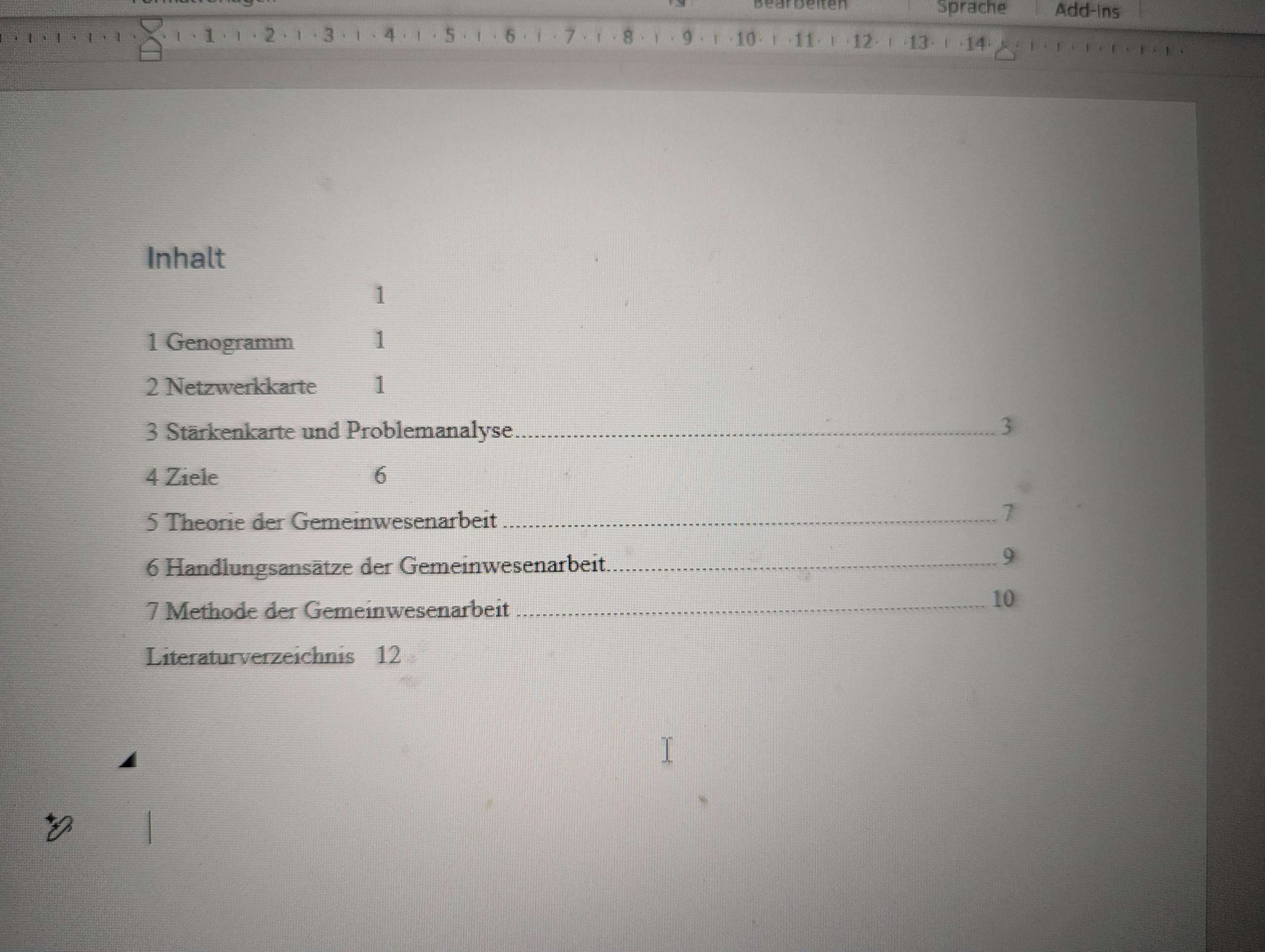 Word Inhaltsverzeichnis sieht komisch aus? (Microsoft, Microsoft Word)