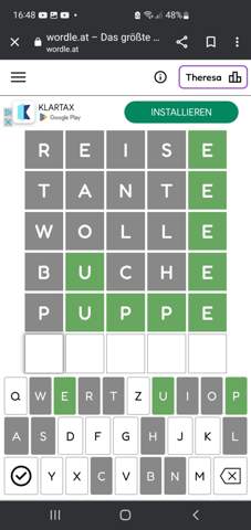 Wordle: Wörterrätsel (at)?