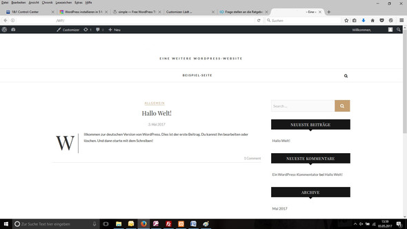 Fehlerhafte Ansicht Ist-Situation - (Fehler, Anzeige, Wordpress)