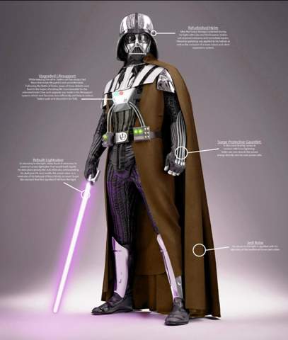 Würde Darth Vader so eine Rüstung tragen wenn er nicht gestorben wäre?