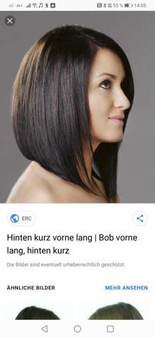 Kurz haare hinten vorne lang Modische Kurzhaarfrisur:
