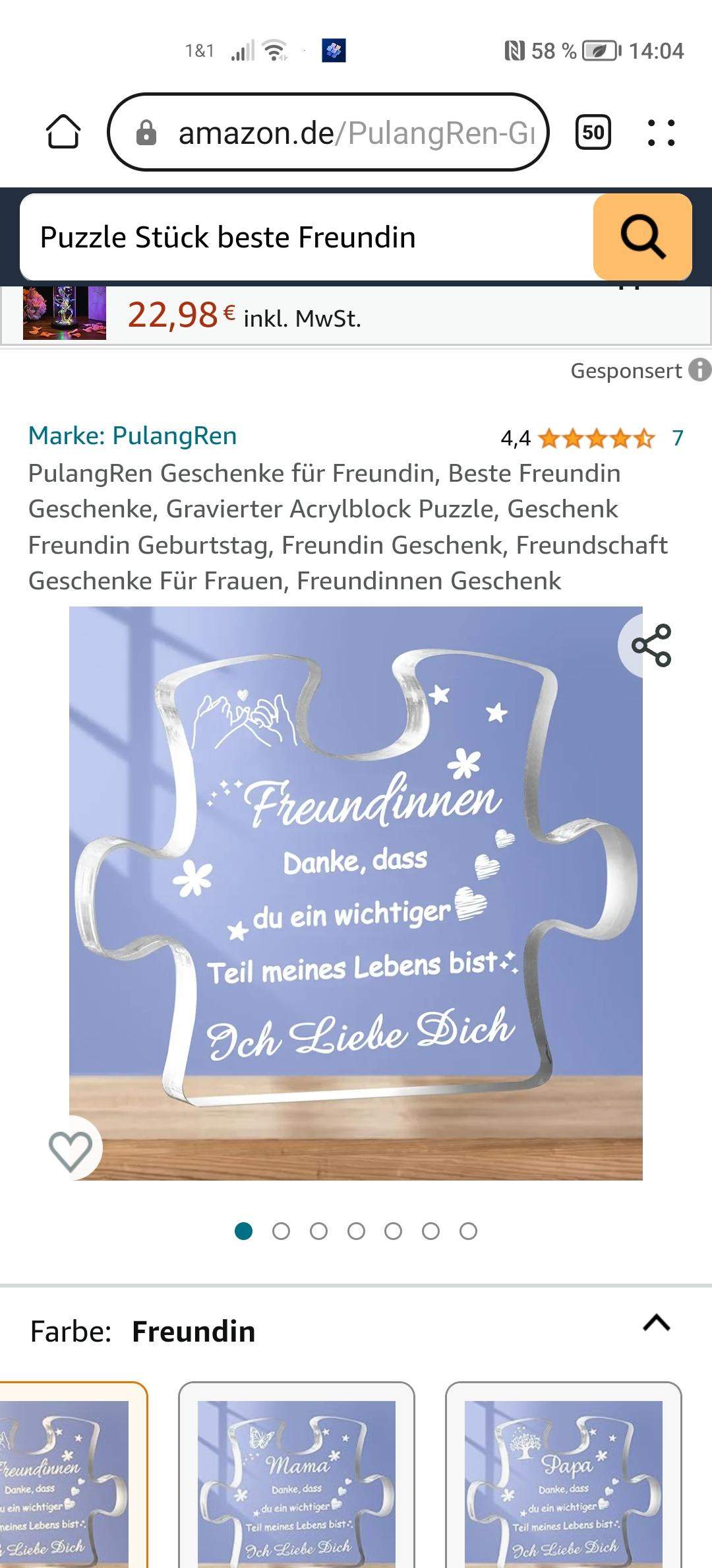 Würdest du dich freuen? (Frauen, Freunde, Geschenk)