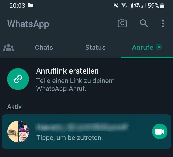 Würdet ihr allgemein an ein WhatsApp Gruppenvideoanruf rangehen/beitreten oder es einfach