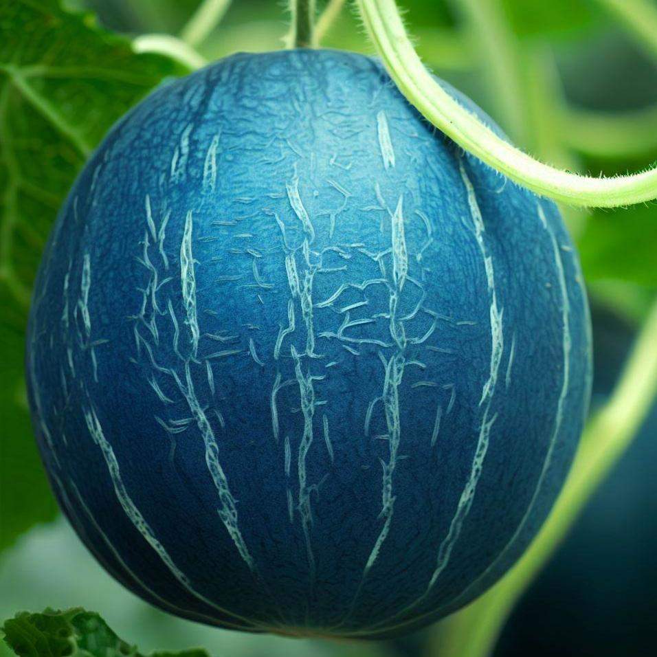 Würdet ihr eine blaue Melone essen? (Obst, Früchte)