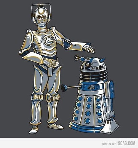 Cybermen / Dalek / 3PO / R2 - (Film, Serie, Star Wars)