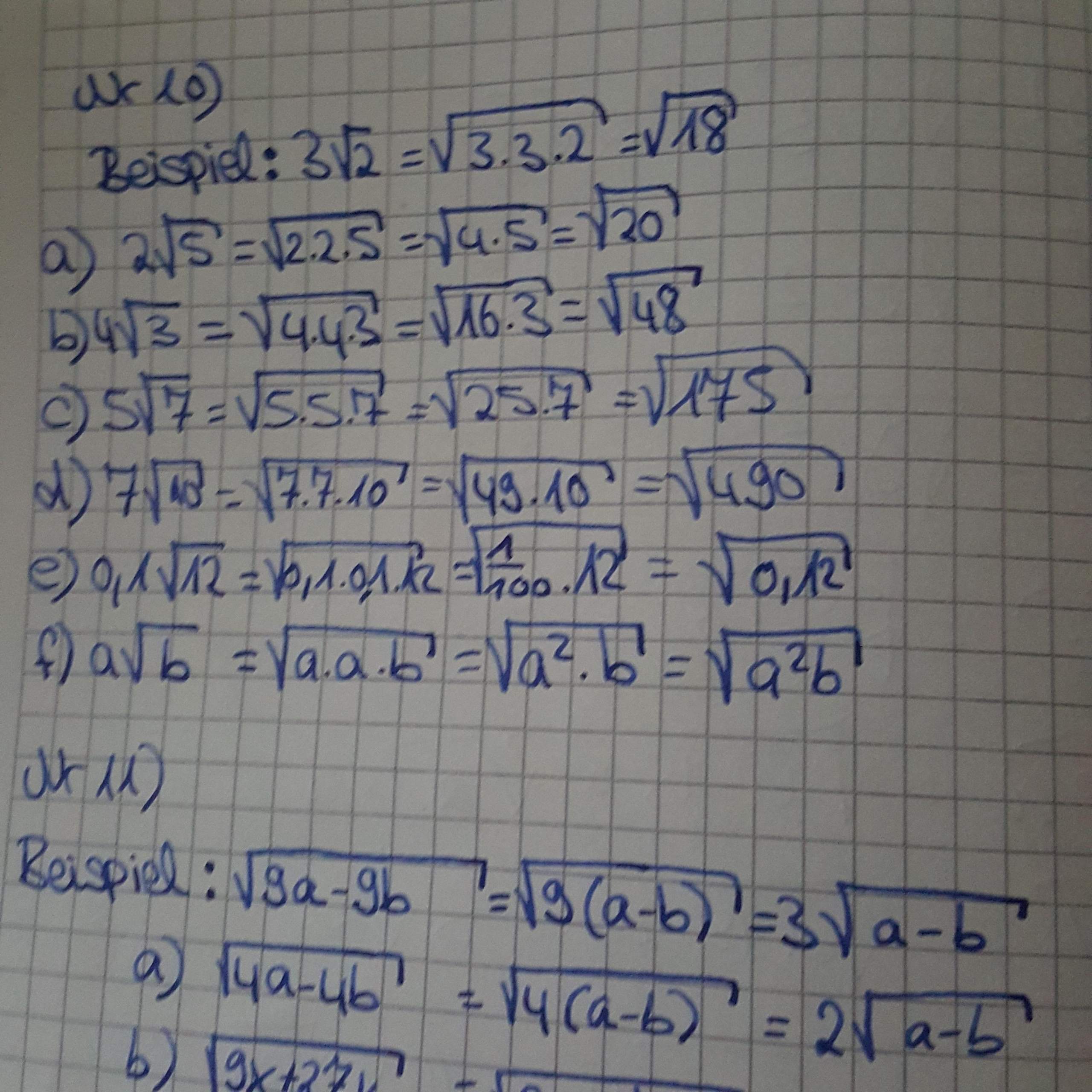 Wurzel ziehen richtig gemacht? (Mathematik, Deutsch)