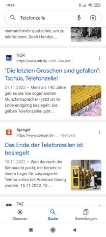 Wusstet ihr schon, dass es ab dem kommenden Jahr 2023 bei uns in: Deutschland keine öffentlichen Telefonzellen mehr geben wird?