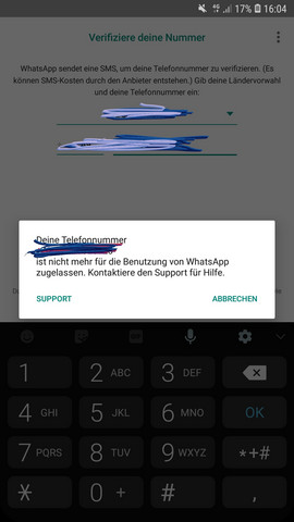 Whatsapp verifizierung fehlgeschlagen wartezeit umgehen