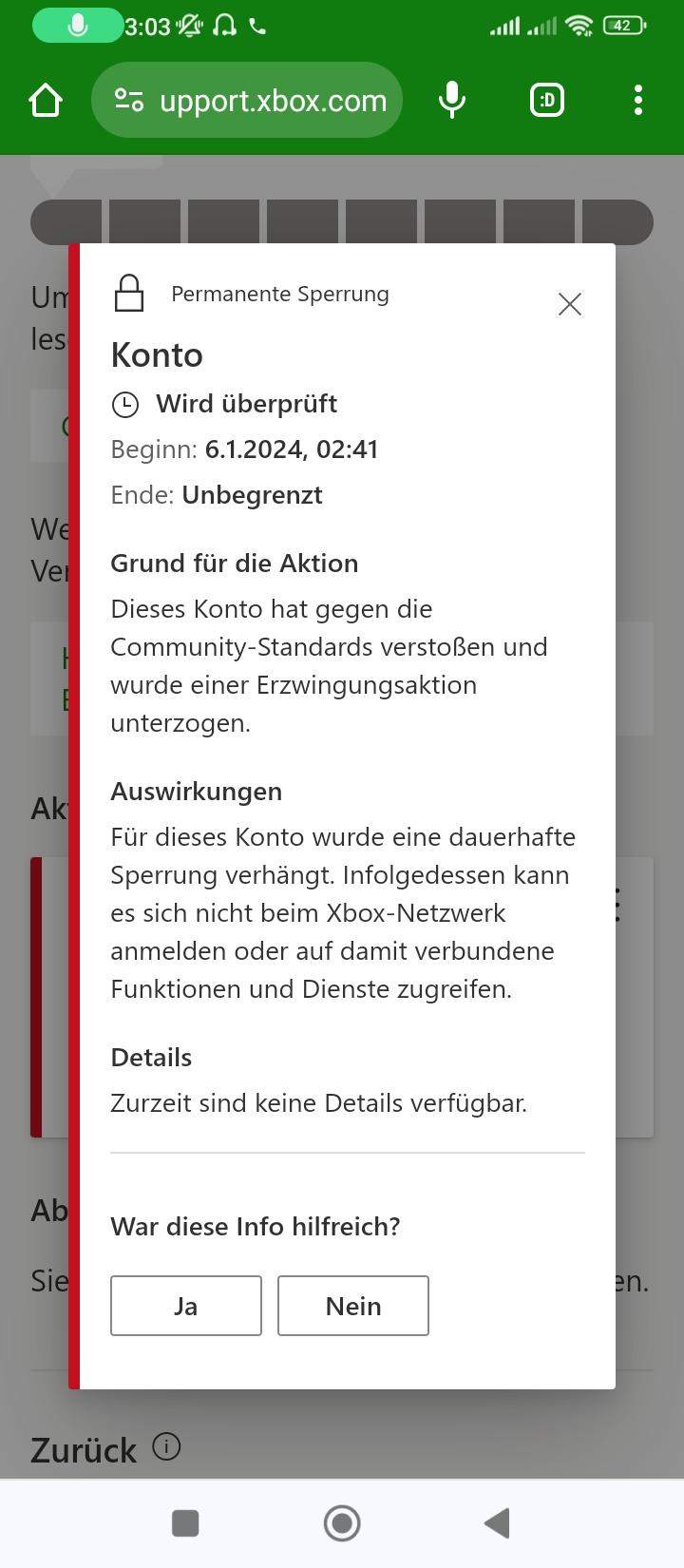 Xbox Konto gesperrt HILFE!? (Microsoft, Konsolen)