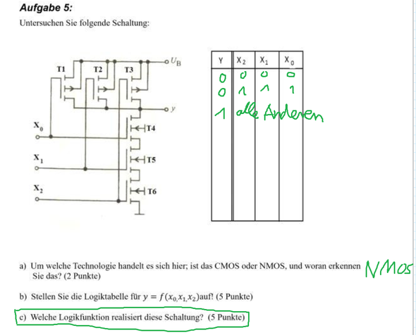 aufga - (Elektronik, Elektrotechnik, Logikgater)