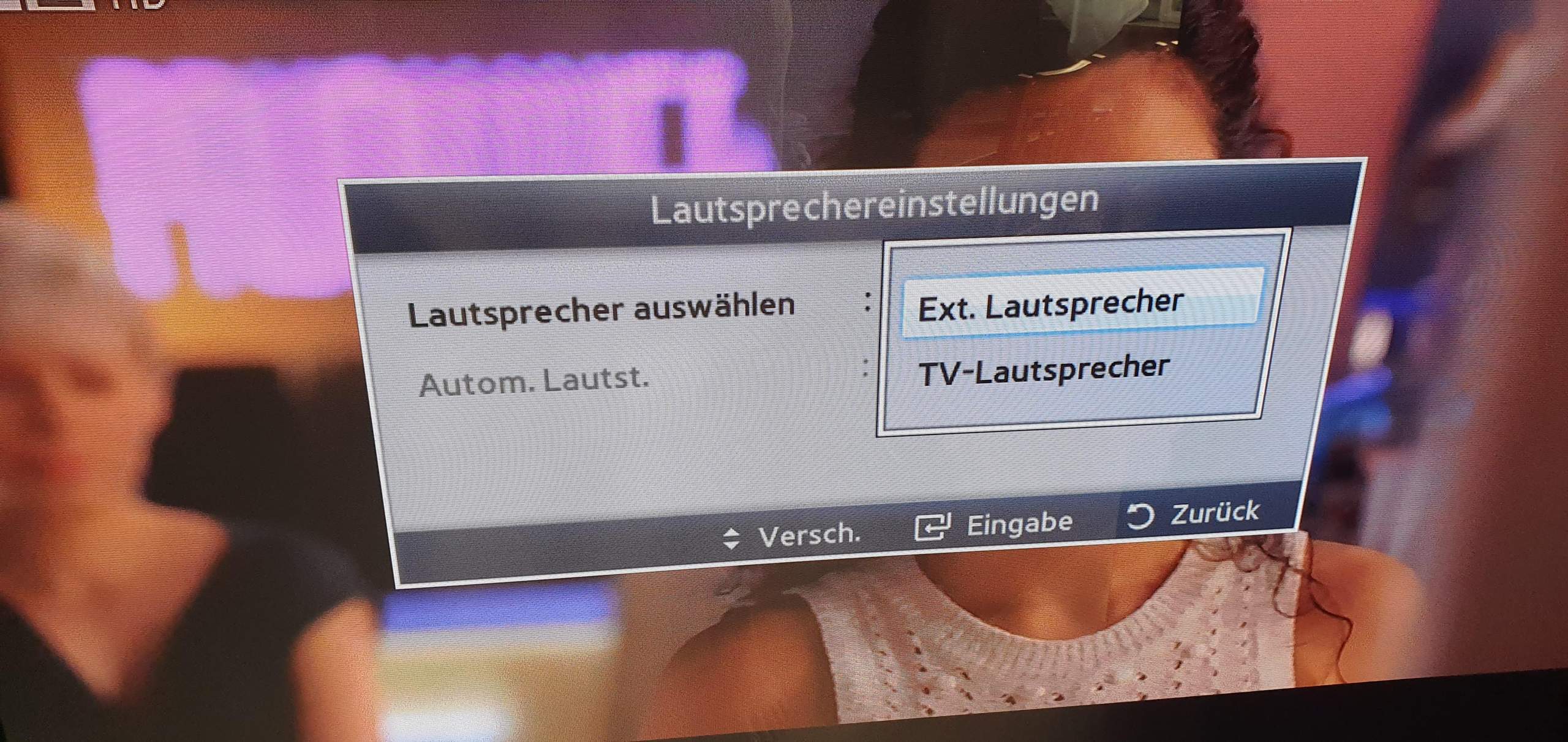 YAMAHA Vertstärker an Fernseher angeschlossen aber kein