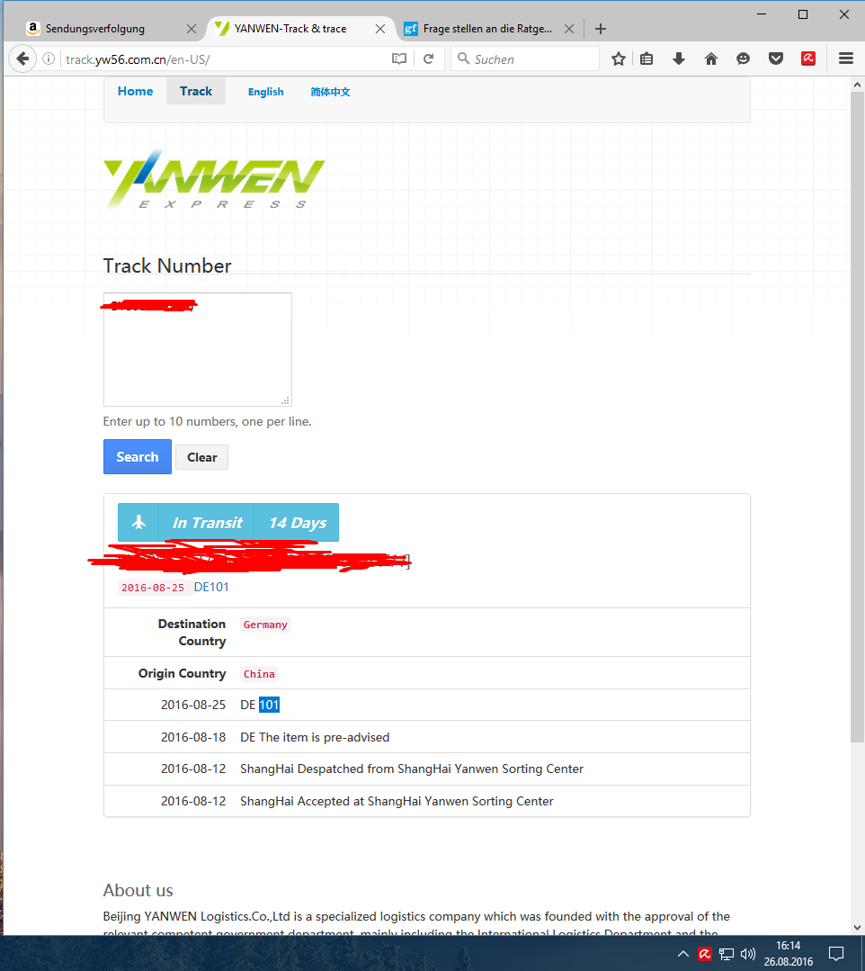 Sendungsverfolgung Amazon Sendungsverfolgung Amazon