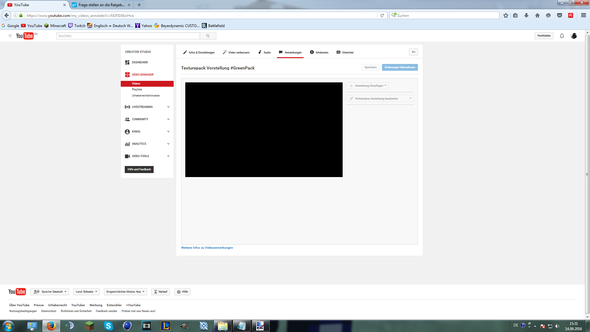 YouTube Anmerkung - (Youtube, aktivieren, anmerkungen)