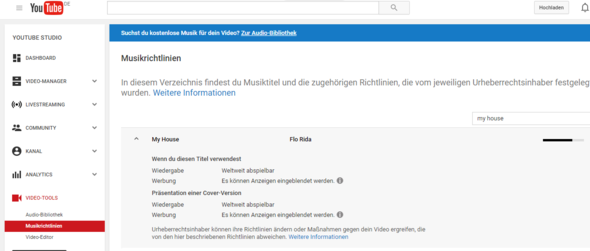 Hier ist das Bild vom YouTube Fenster - (Musik, Internet, YouTube)