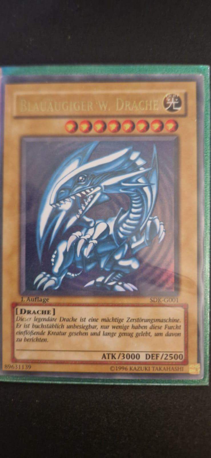 Yu-go-oh Karte Blauäugiger weißer Drache Wert? (Karten, Yu-Gi-Oh!)