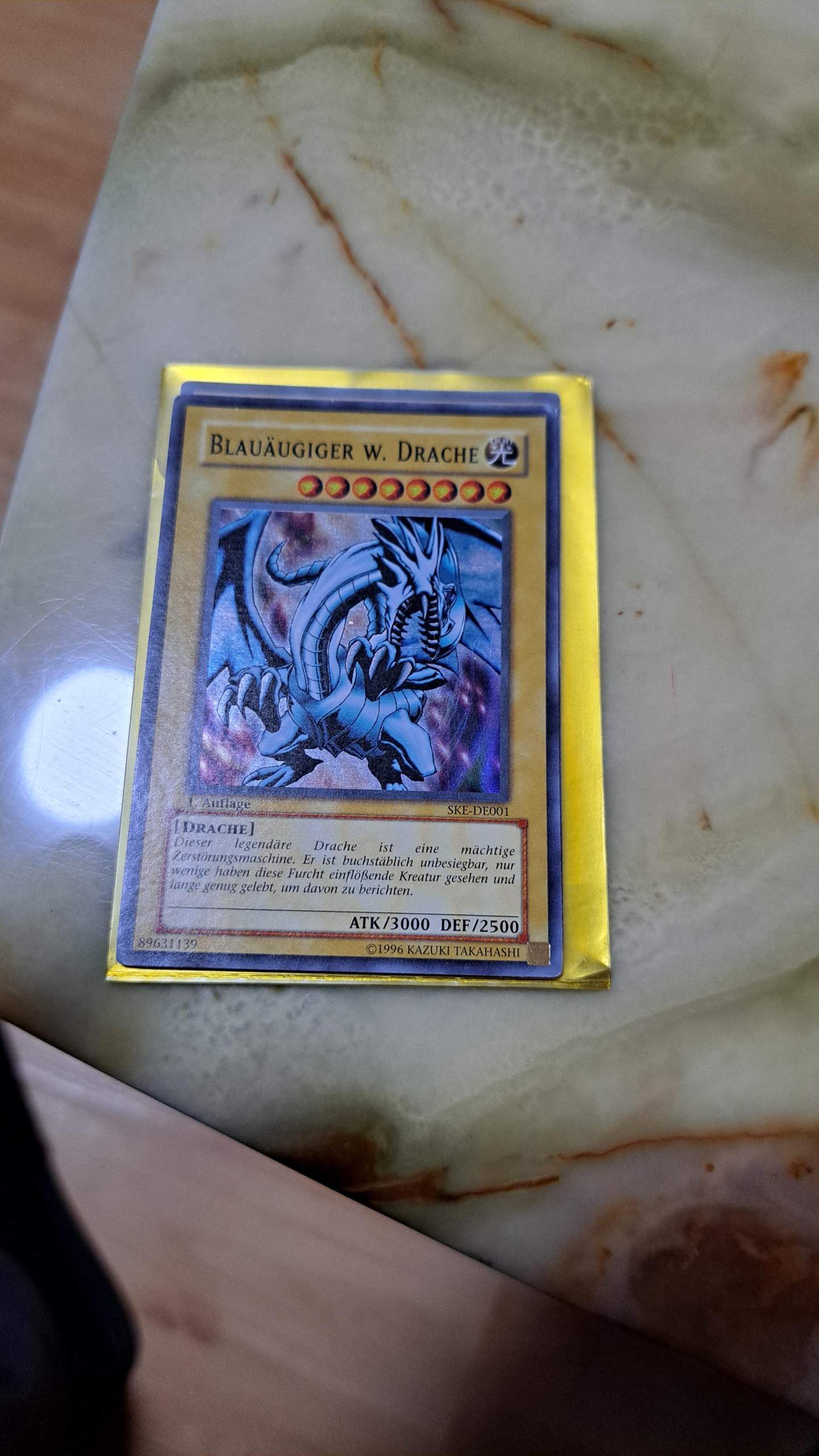Yugioh Blauäugiger Drache 1. Auflage wie selten? (Karten, YuGiOh!, Kartenspiel)