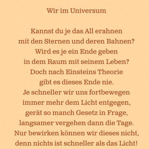 Hier das Gedicht  - (Schule, Deutsch, Gedicht)