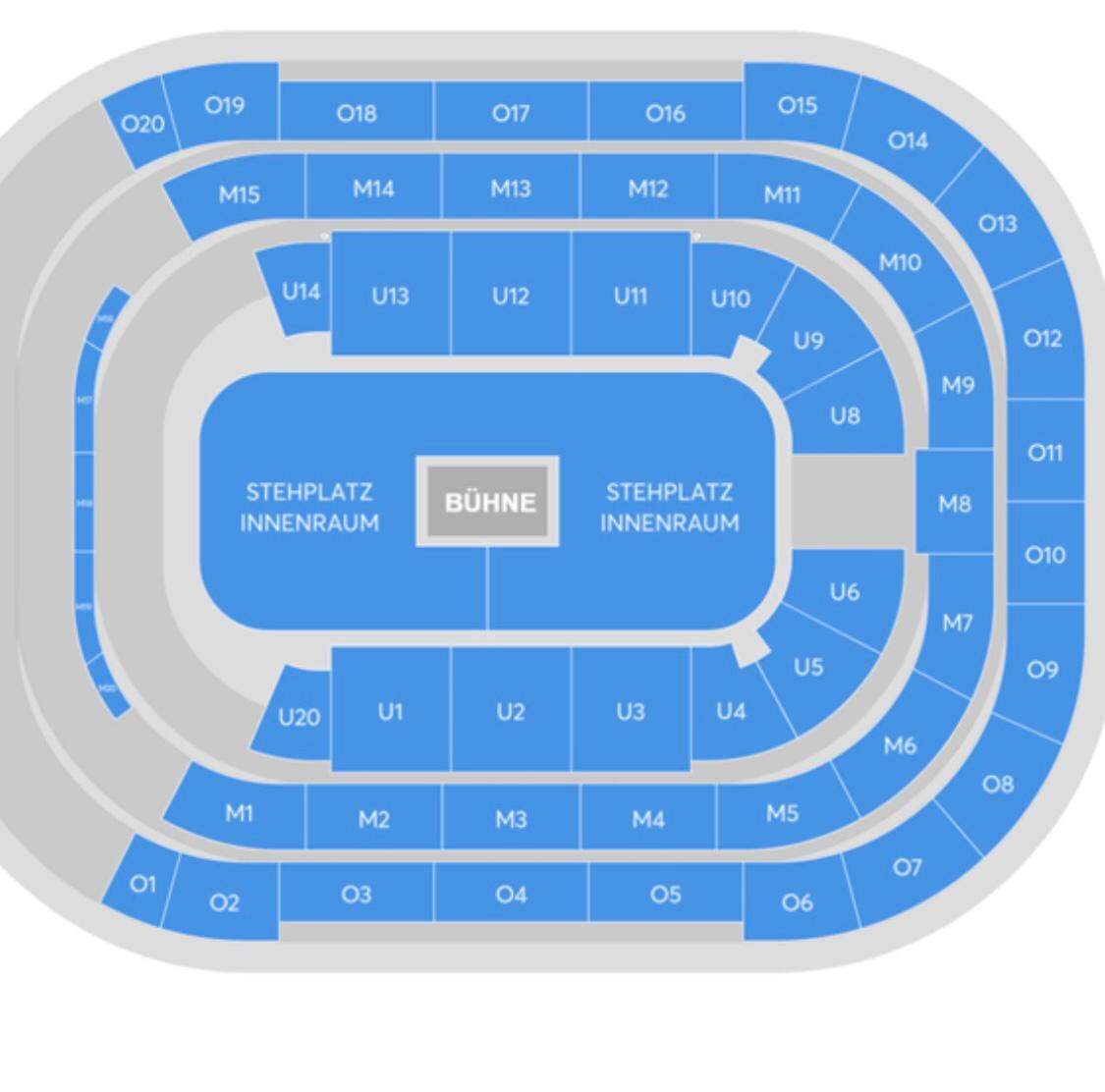 Zag Arena Sitzplätze gut? (Musik, Ticket, Konzertkarten)