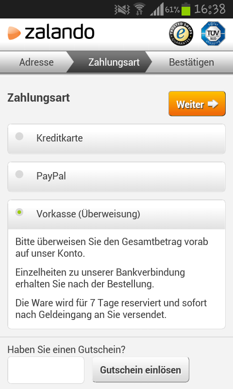 Zalando online  shop  Auf  Rechnung  bestellen kaufen  Zalando online  shop  Auf  Rechnung  bestellen kaufen