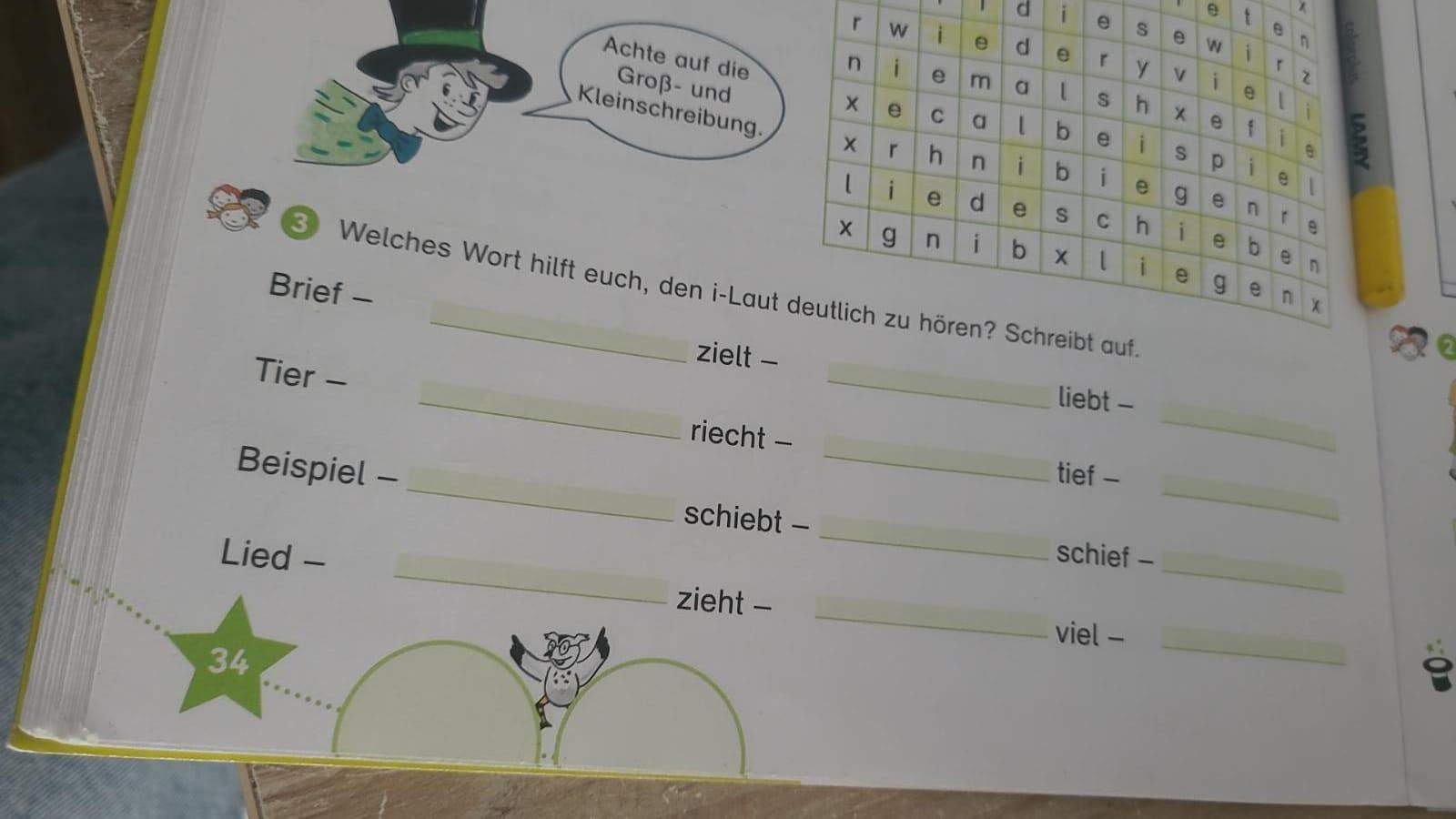 Zauberlehrling 3.klasse Bayern Seite 34? (Schule, Deutsch, Hausaufgaben)
