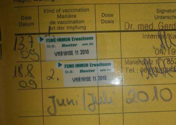 Impfpass - (Arzt, Krankheit, Impfung)