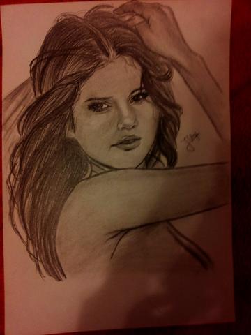 Selena Gomez - (Zeichnung, Utensilien)