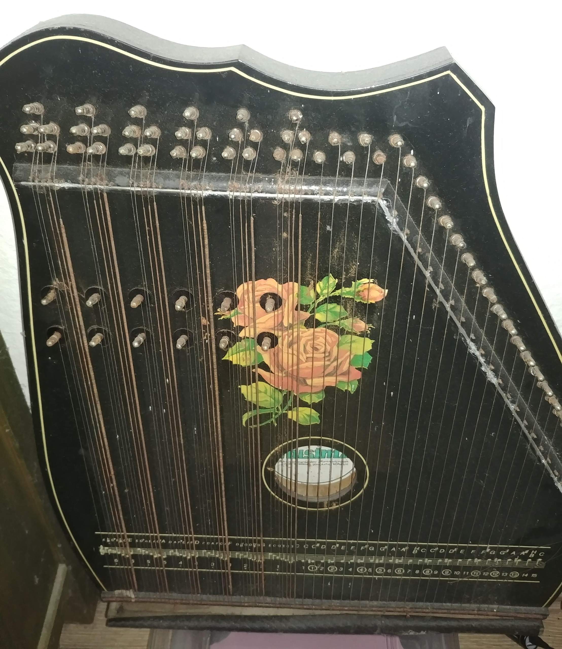 Zither - Dachbodenfund? (Instrument, DDR, Sammlerstück)