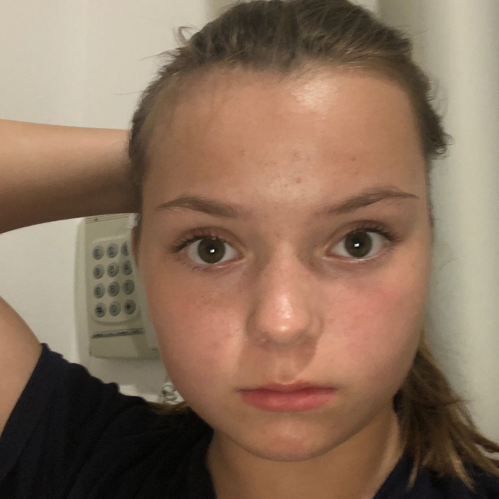 Zopf Mit Rundem Gesicht